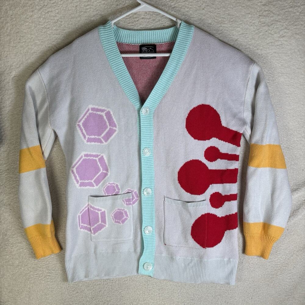 Steady Hands Demon Slayer Cardigan Womens XL/2XL Tengen Uzui Sweater Button
